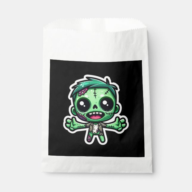 Sacolinha Zombie engraçado (Frente)