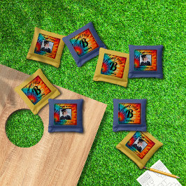 Sacos de Cornhole de Graduação com Monograma Tie D