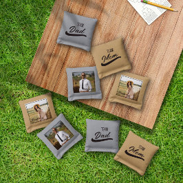 Sacos de Cornhole do Papai vs Mamãe