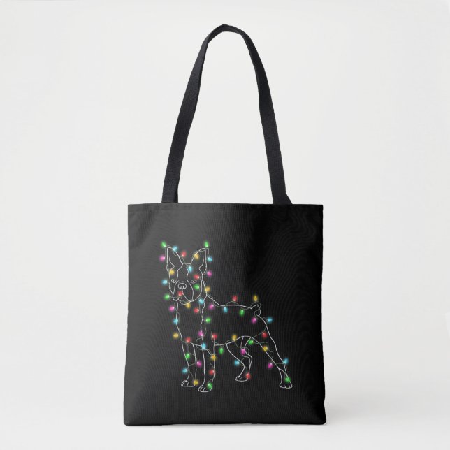 Sacos de Tote da Canvas de Natal (Frente)