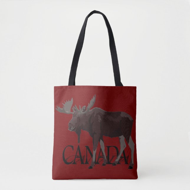 Sacos de Tote do Canadá Malas de Compras de Moose  (Frente)
