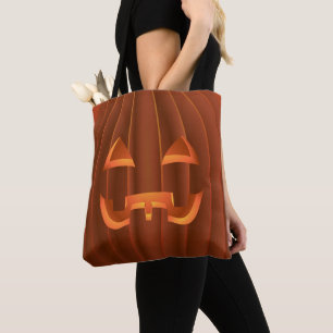 Sacos de Tote Jack-o-Lantern, Bolsas de Halloween