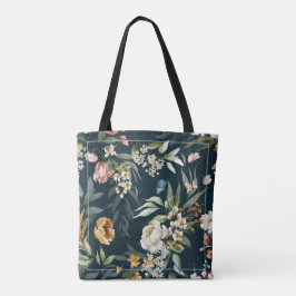 Sacos de Tote Personalizados - Padrão Floral