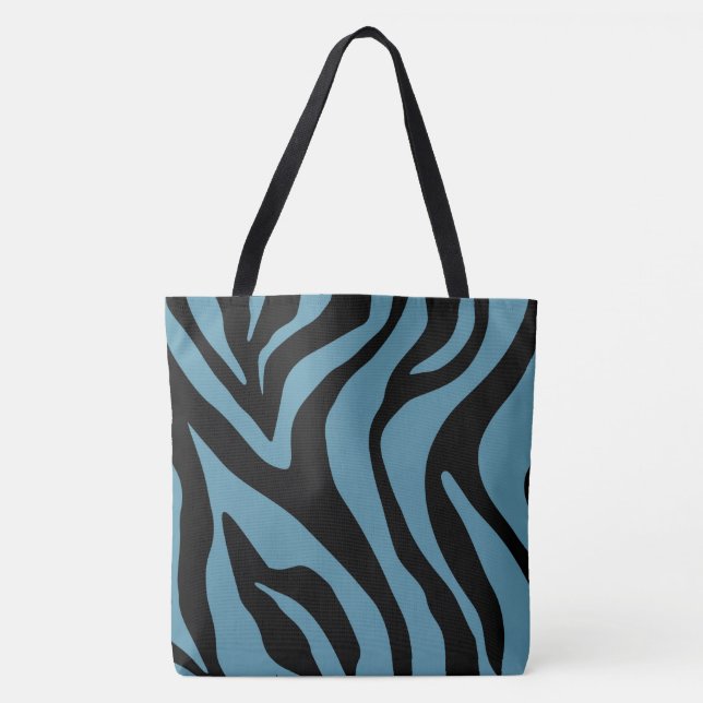 Sacos de Tote Teal Tiger (Frente)