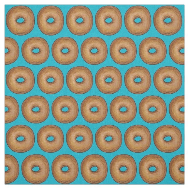 Sacos no Blue Plain New York Bagel Comida Tecido (Modelo)