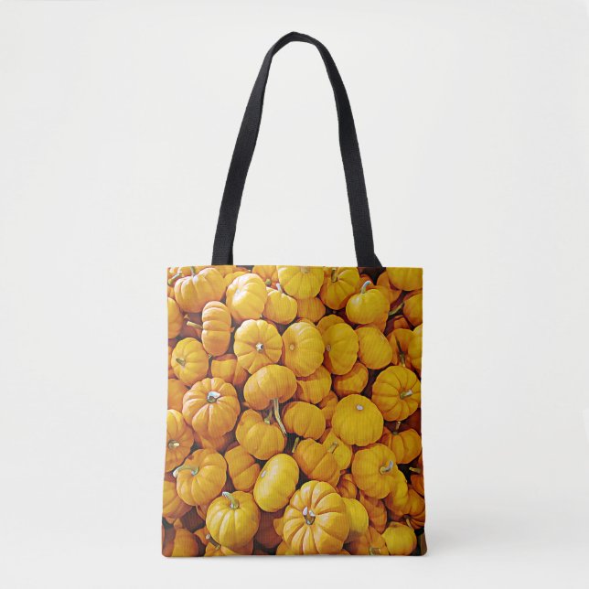 Sacos Tote de Outono de Abóboras e Cabaças de Hall (Frente)