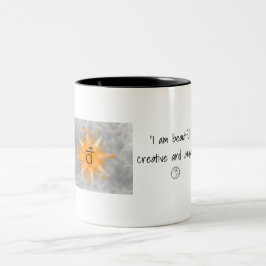 Sacral Chakra Coffee caneca com afirmações
