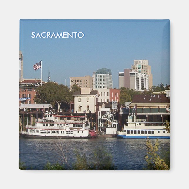 Sacramento, Imã de geladeira CA (Frente)