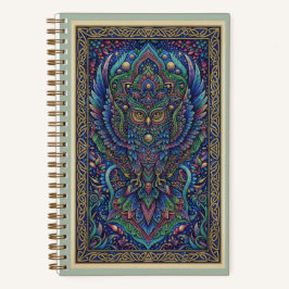 Sacred Guardian Owl Zentangle Totem Journal