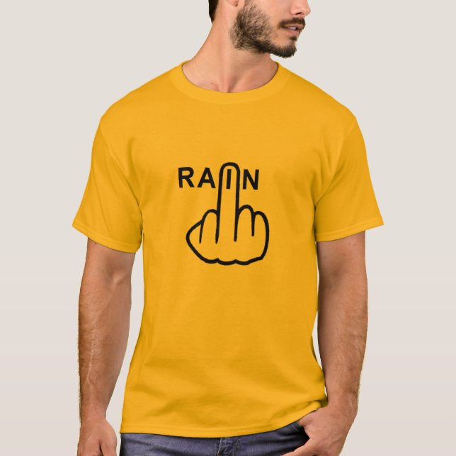 Sacudir de Chuva da Camisa T (Frente)