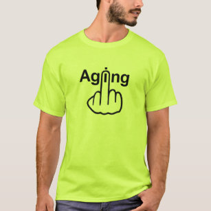 Sacudir de Envelhecimento da Camisa T