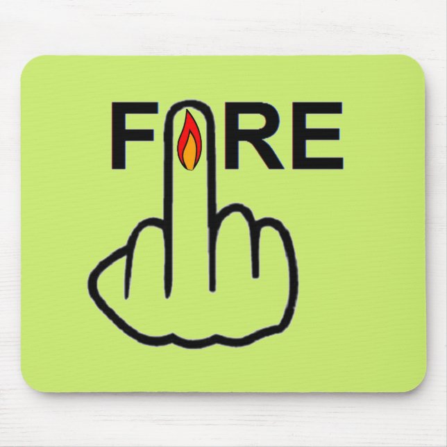 Sacudir de Fogo do Mousepad (Frente)