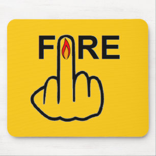 Sacudir de Fogo do Mousepad