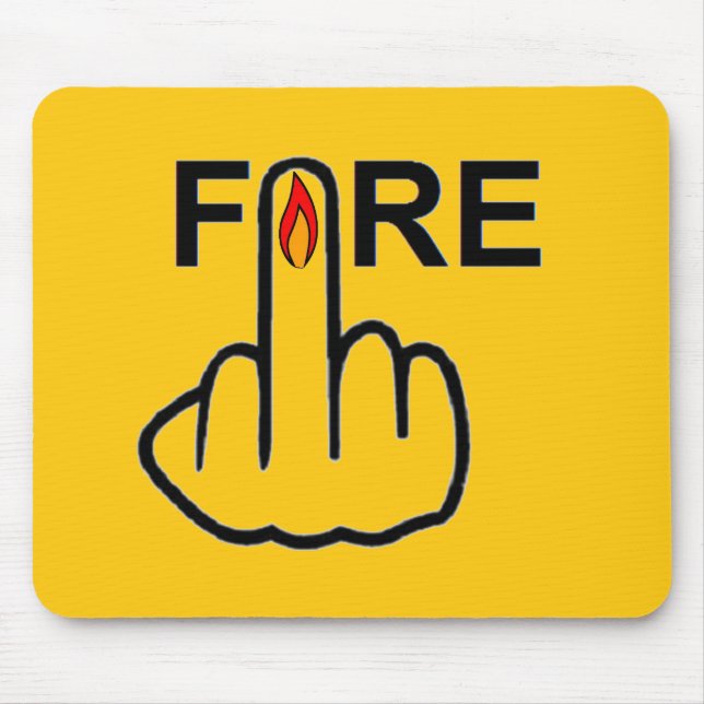 Sacudir de Fogo do Mousepad (Frente)