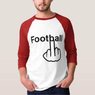 Sacudir de futebol de camiseta