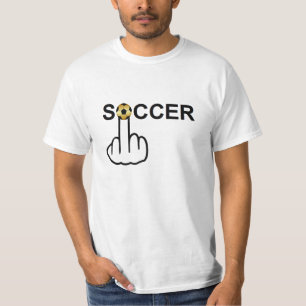 Sacudir de futebol de camiseta