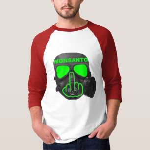 Sacudir de máscara de gás Monsanto para camisetas