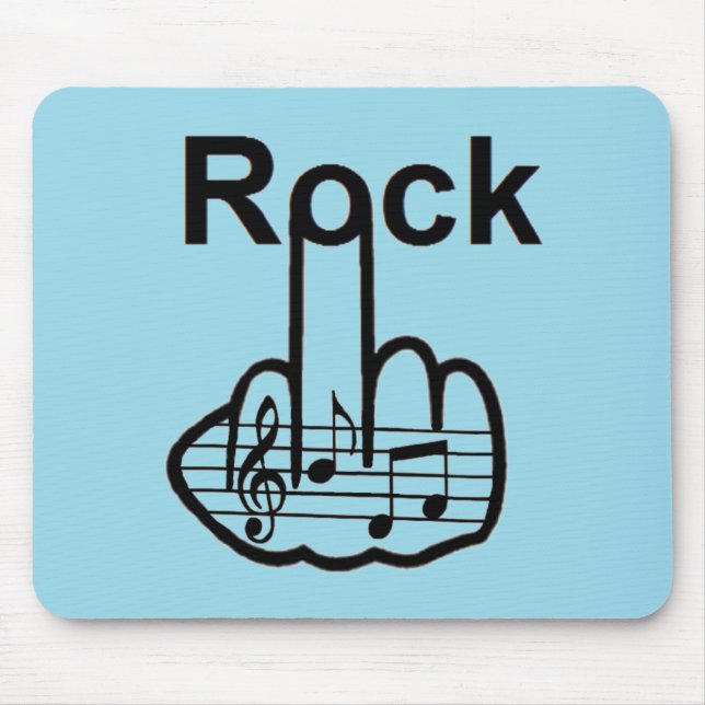 Sacudir de Rock Mousepad (Frente)