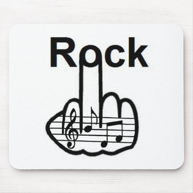 Sacudir de Rock Mousepad (Frente)