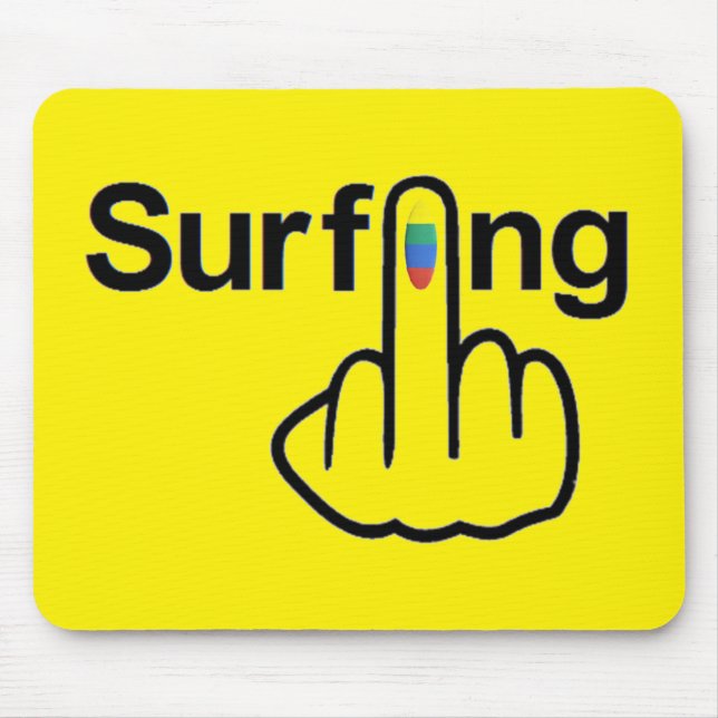 Sacudir de surf do Mousepad (Frente)