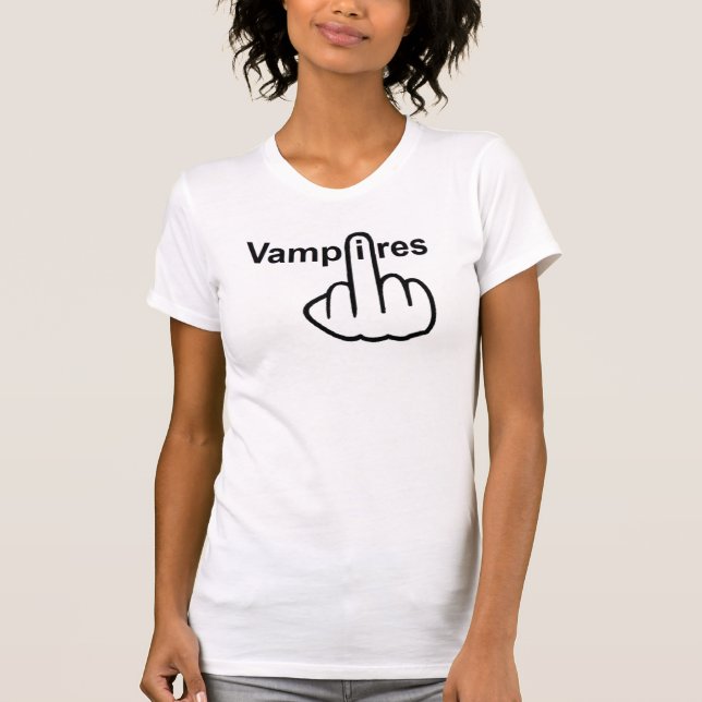 Sacudir dos Vampiros de Camisa T (Frente)