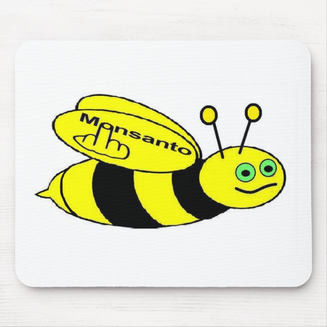 Sacudir Monsanto Bee Mousepad (Frente)