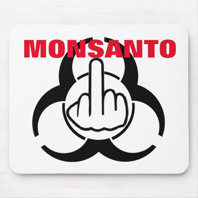 Sacudir Monsanto Bio Hazard do Mousepad (Frente)