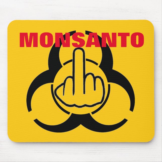 Sacudir Monsanto Bio Hazard do Mousepad (Frente)