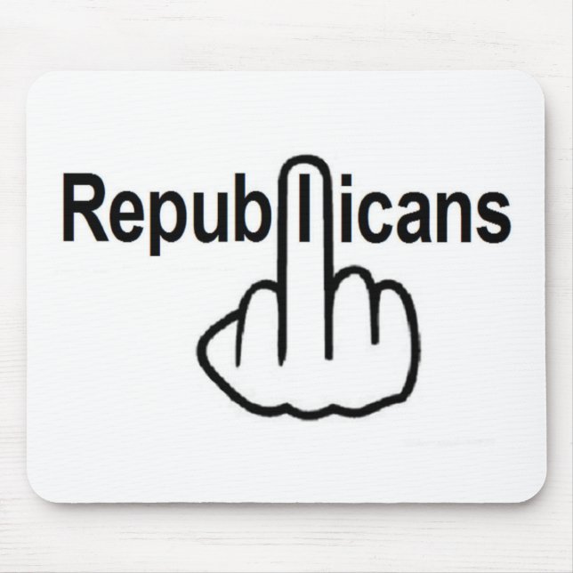 Sacudir Republicano Mousepad (Frente)