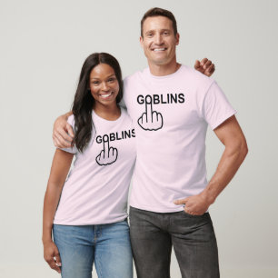 Sacudir V-Neck Goblins de Camisa T
