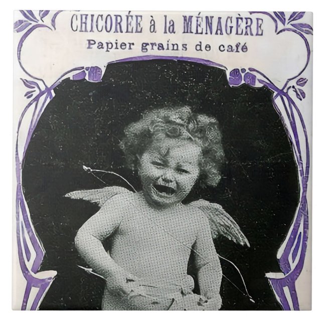 Sad Cherub Angel Impressão (Frente)