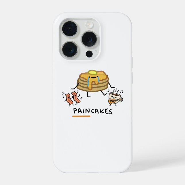 Sad Paincakes - Funny Breakfast Food Pun & Kawaii  (Verso)