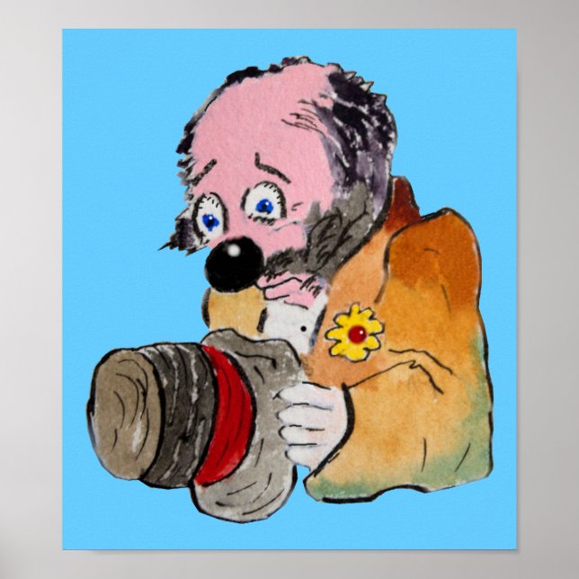 Sad Sam Clown Impressão (Frente)