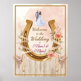 Saddle & Sparkle - Posters de casamento e Signa oc