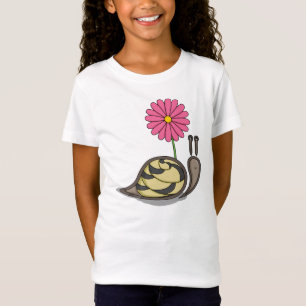 Sadie o miúdo do caracol e a camisa do bebê