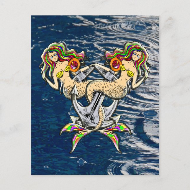 Sadly mermaids at anchor (Frente)