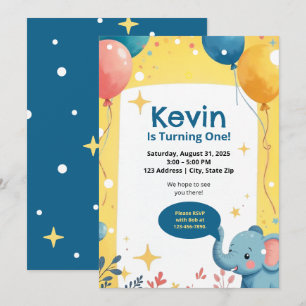 Safari Animal Birthday Convite para Crianças