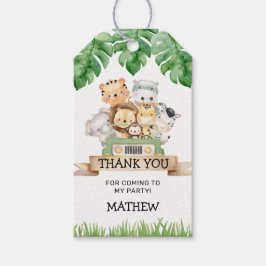 Safari Birthday Obrigado A Favorecer Etiquetas