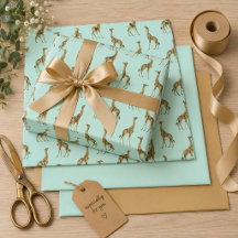 Safari Chic Girafa Azul Selva
