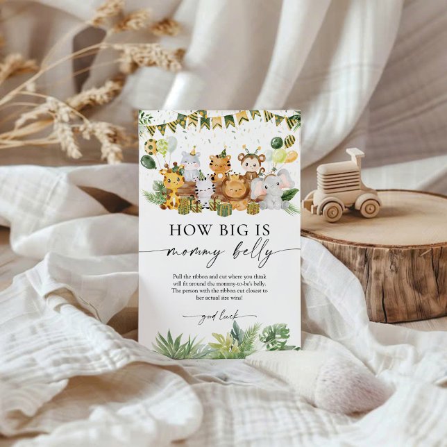 Safari, como é grande o jogo da Mamãe da barriga d (Criador carregado)