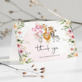 Safari dobrou o cartões de agradecimentos.