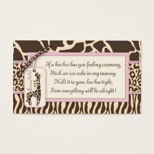Safari Girl Gift Tag B3