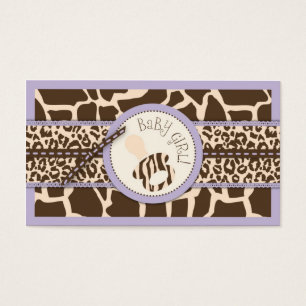 Safari Girl LAV Gift Tag 2