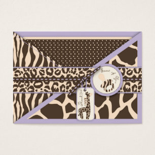 Safari Girl LAV TY Gift Tag 2