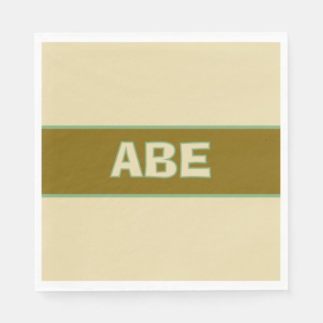 Safari, guardanapo de aniversário (Frente)