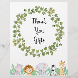 Safari Obrigado Oferece Poster