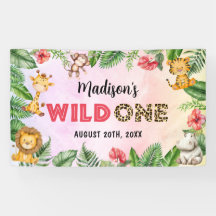 Safari Wild One primeiro aniversario