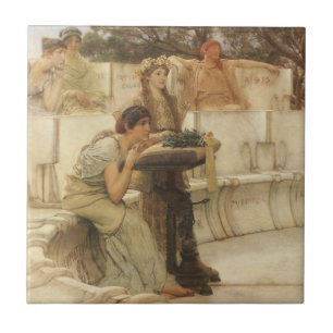 Sáfio e Alceu por Sir Lawrence Alma-Tadema