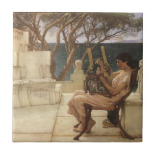 Sáfó e Alceu por Sir Lawrence Alma-Tadema