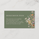 Sage Boho Honeymoon Cartão de Visita<br><div class="desc">Sage Boho Honeymoon. Esta na moda e elegante lua de mel apresenta detalhes de cartaz com lindas flores de aquarela pintadas manualmente,  organizadas como um buquê perfeito para primavera,  verão ou casamentos outono.</div>